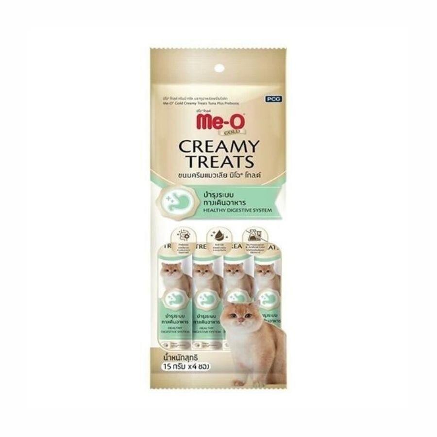 Me-o Gold Creamy Ton Balığı Ve Prebiyotikli Yetişkin Kedi Ödülü 4X15 GR | SRC: Barcode: 8850477006874